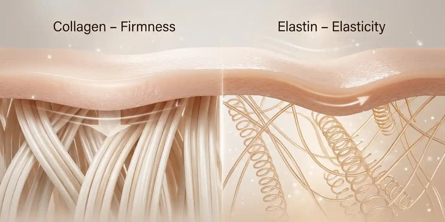 Collagen vs Elastin in Skin: What They Do & Why They Decline