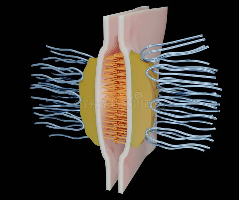Desmosomes in skin showing epidermal cell adhesion and barrier function