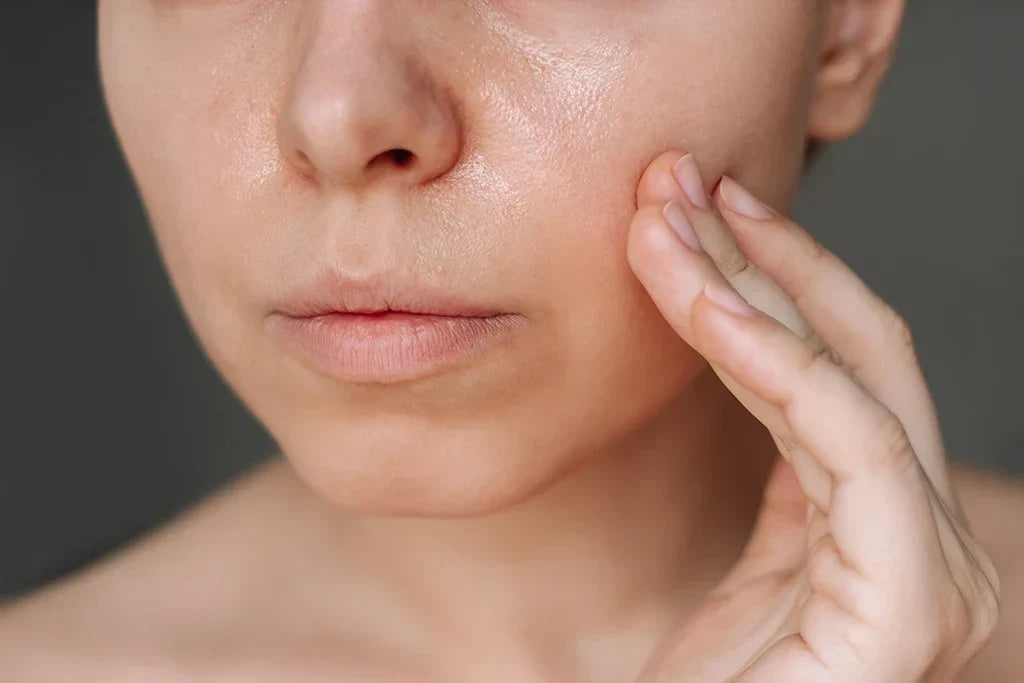Sebaceous glands in skin showing sebum production and skin oil regulation