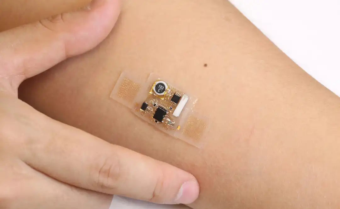 Skin-on-chip technology wearable sensor attached to human skin for advanced skincare research