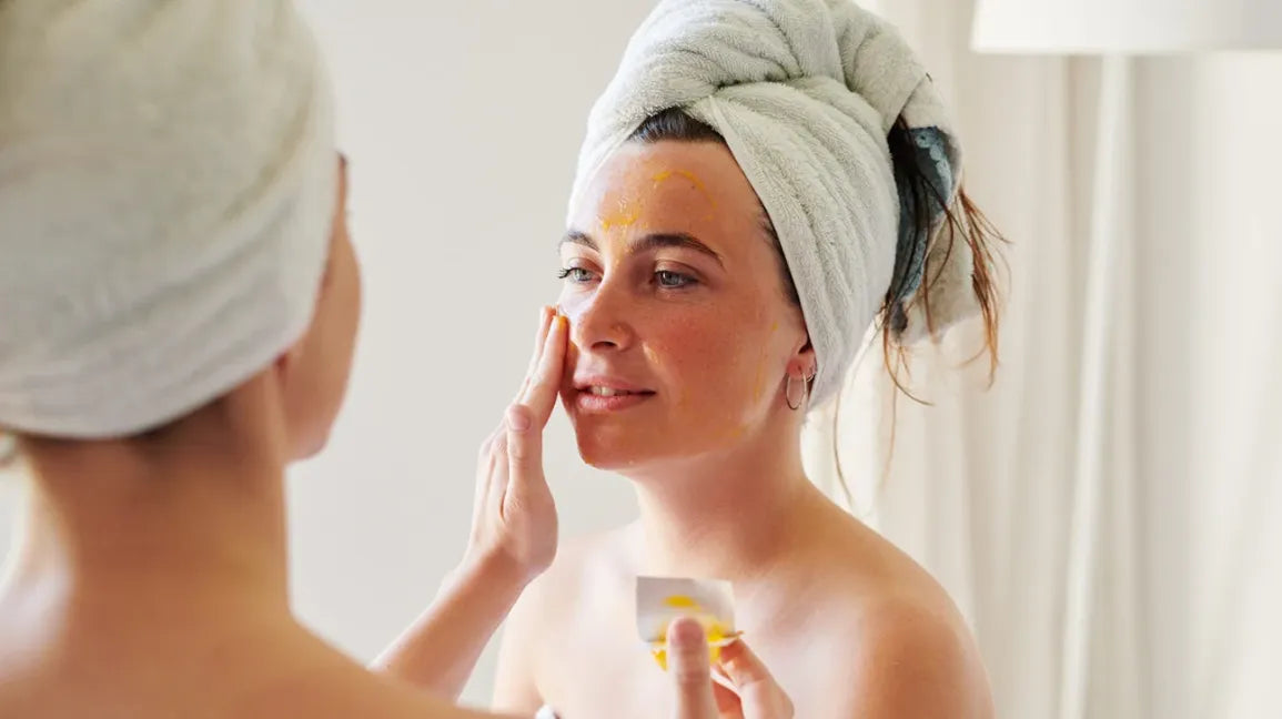 "Curcumin, the active compound in turmeric, is poorly absorbed by skin