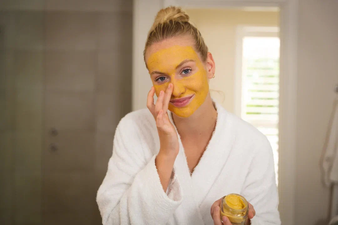 "A clay mask should be rinsed off before it fully dries to avoid over-drying"