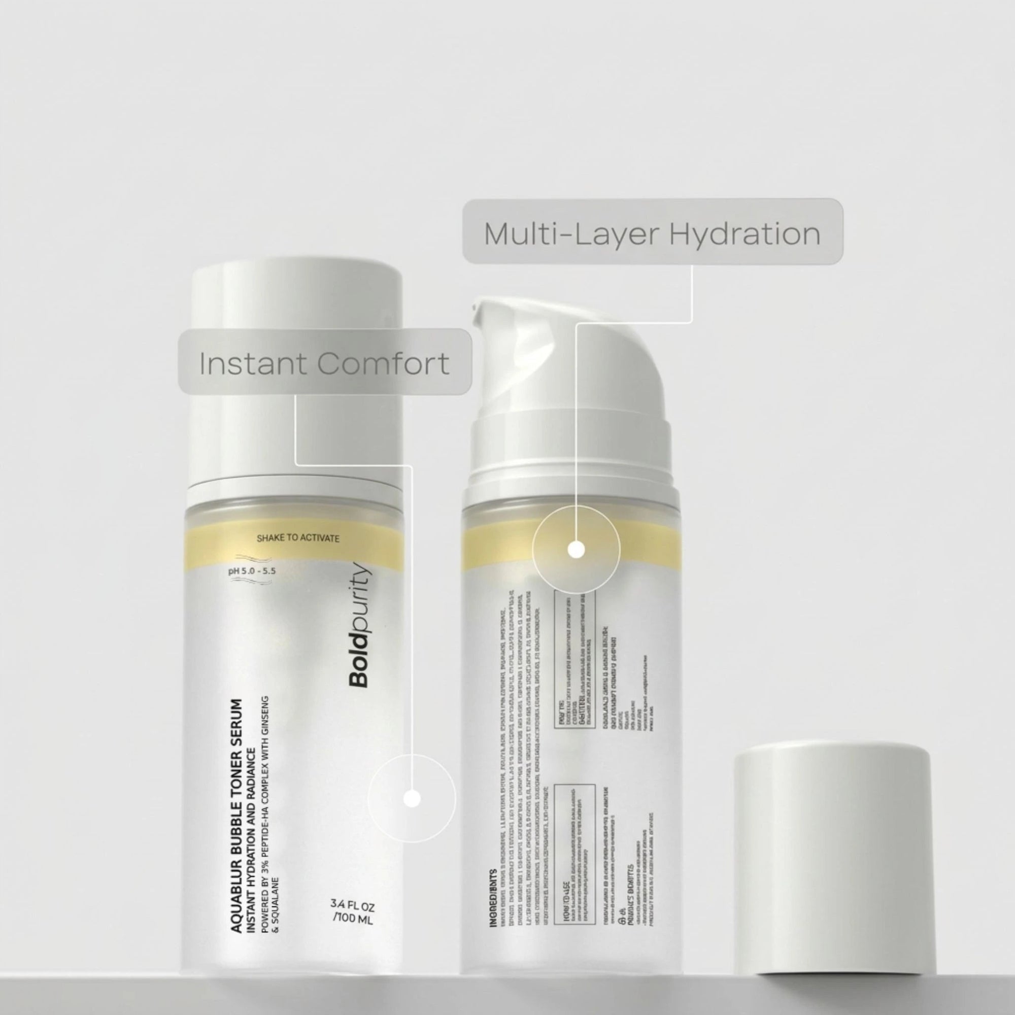 Aquablur Bubble Toner Serum - Boldpurity Skincare