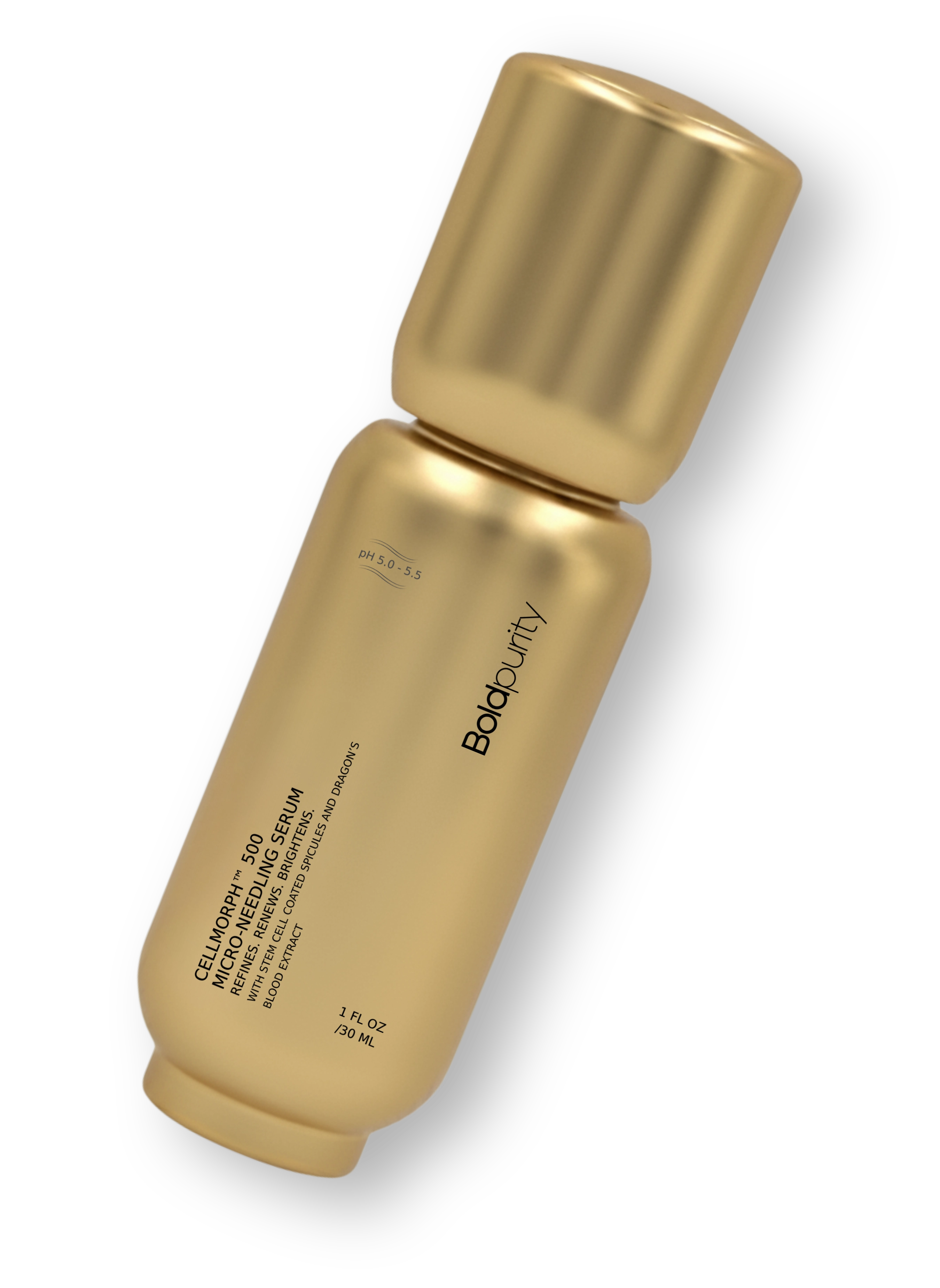 cellmorph spicule serum bottle mockup