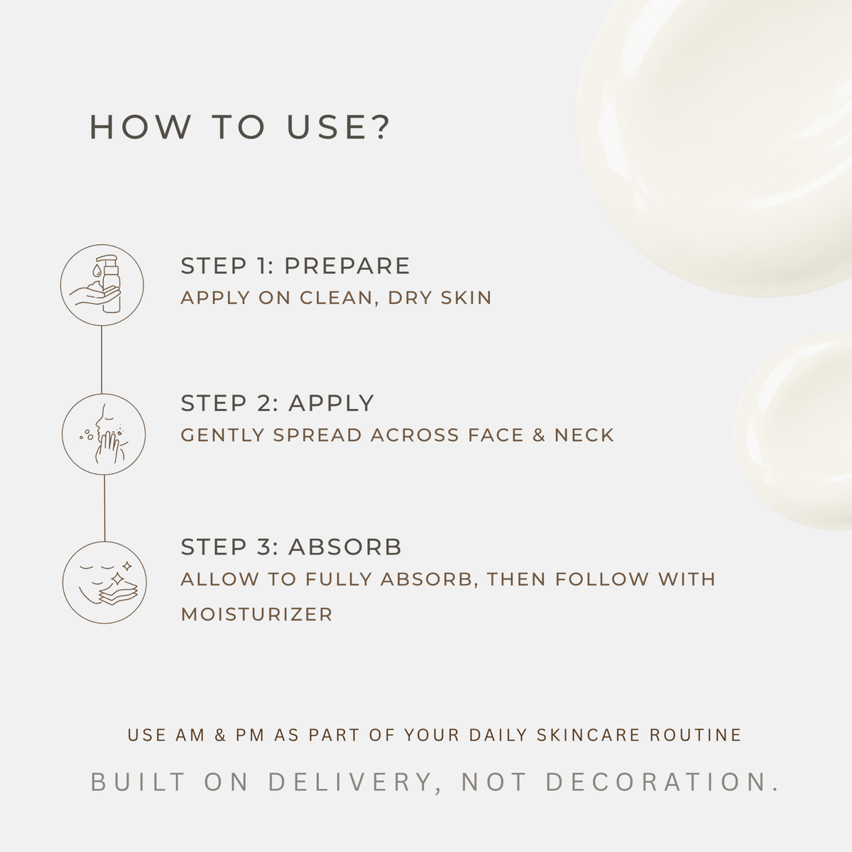 How to apply skinreset pdrn serum - 3 step explanation image